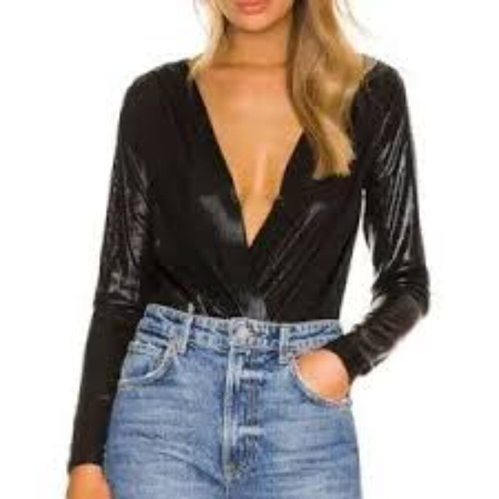 Makers of Dreams Wrap Bodysuit Size M New